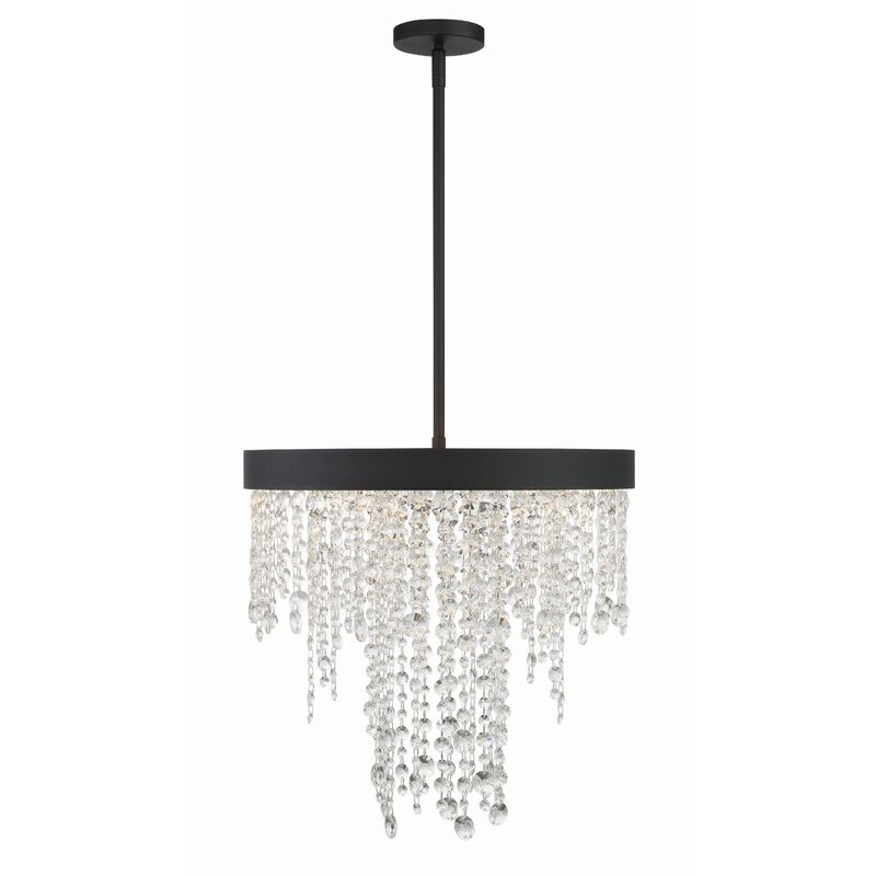 Winham 20 Inch 5 Light Mini Chandelier by Crystorama