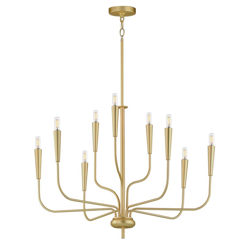 Vela 32 Inch 9 Light Chandelier by Maxim Lighting