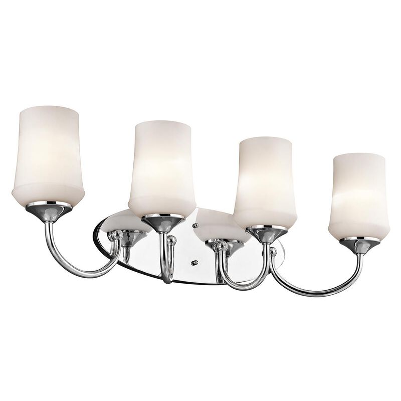 Aubrey 29 Inch 4 Light Bath Vanity Light by Kichler Lighting