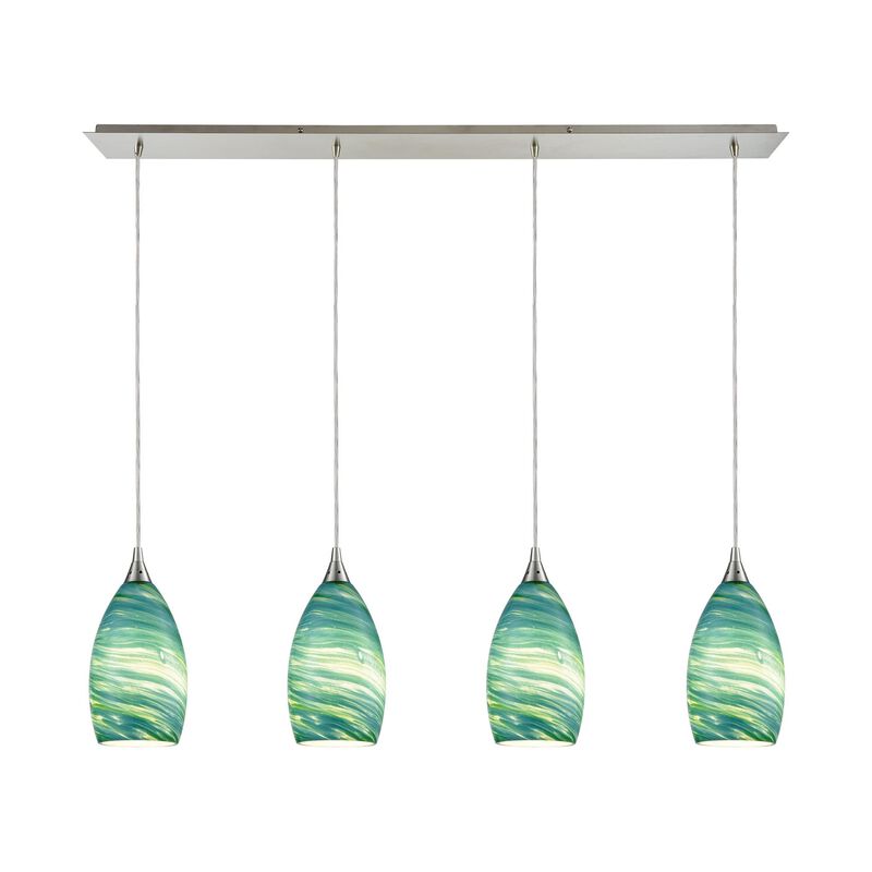 Collanino 46 Inch 4 Light Linear Suspension Light by ELK Lighting