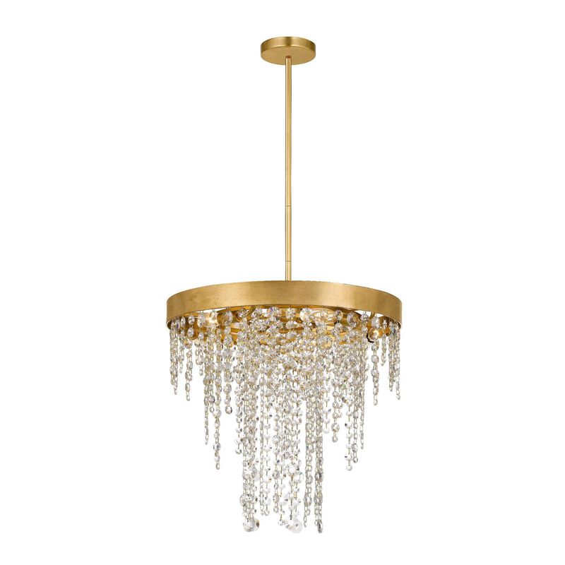 Winham 20 Inch 5 Light Mini Chandelier by Crystorama