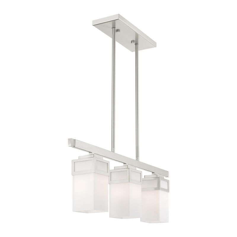 Harding 28 Inch 3 Light Linear Suspension Light by Livex Lighting