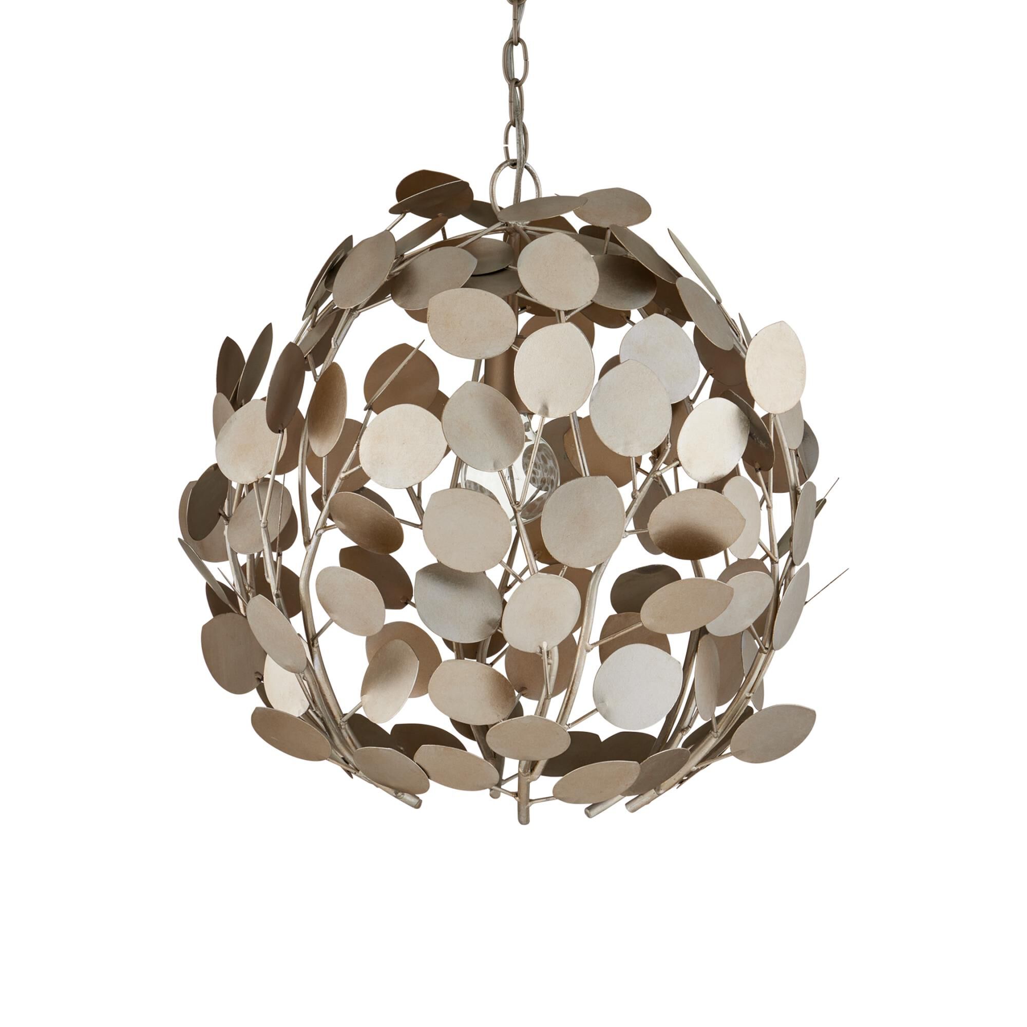 Shown in Contemporary Silver Leaf/Contemporary Silver finish