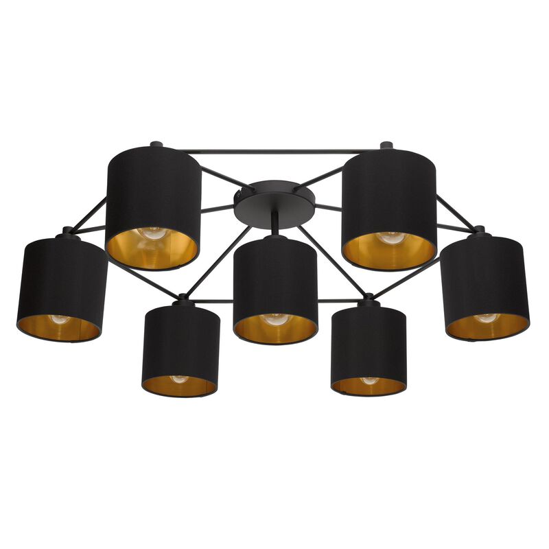 Eglo Staiti 33 Inch 7 Light Semi Flush Mount by Eglo Lighting