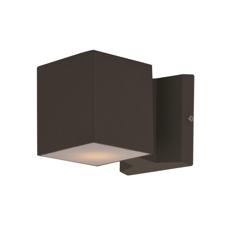 Lightray 4 Inch Tall 2 Light LED Outdoor Wall Light by Maxim Lighting