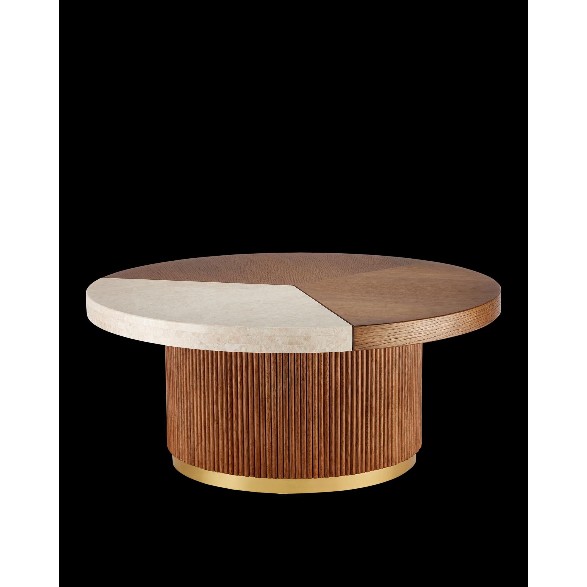 Shown in Morel Brown, Natural and Polished Brass finish