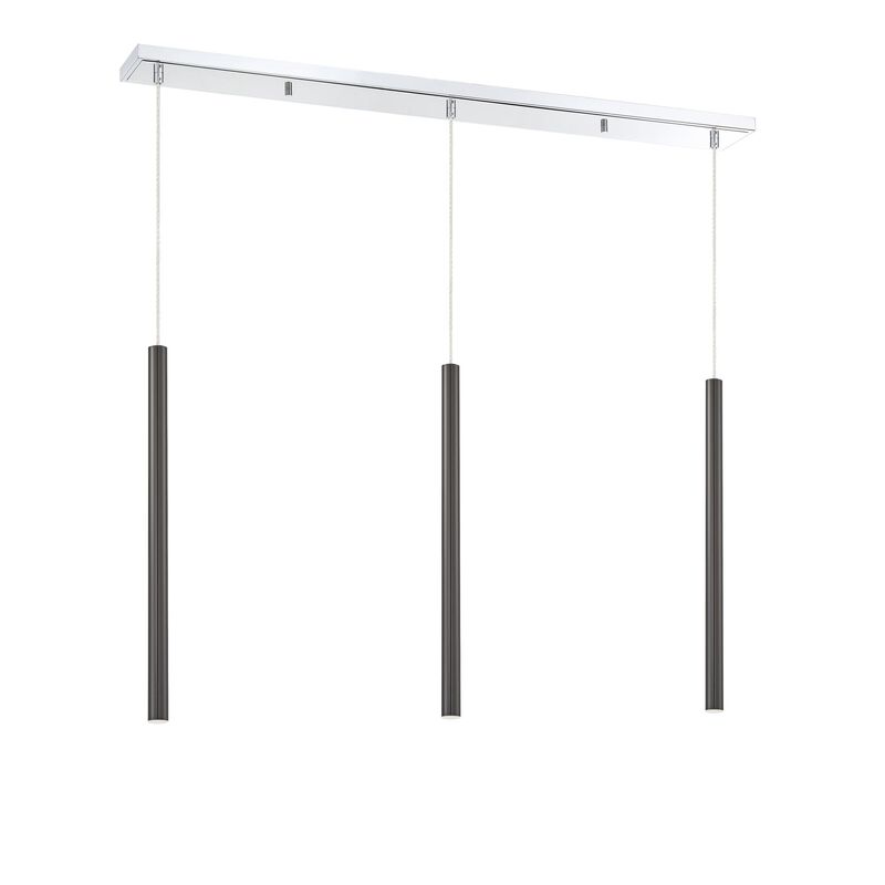 Forest 46 Inch 3 Light LED Linear Suspension Light by Z-Lite