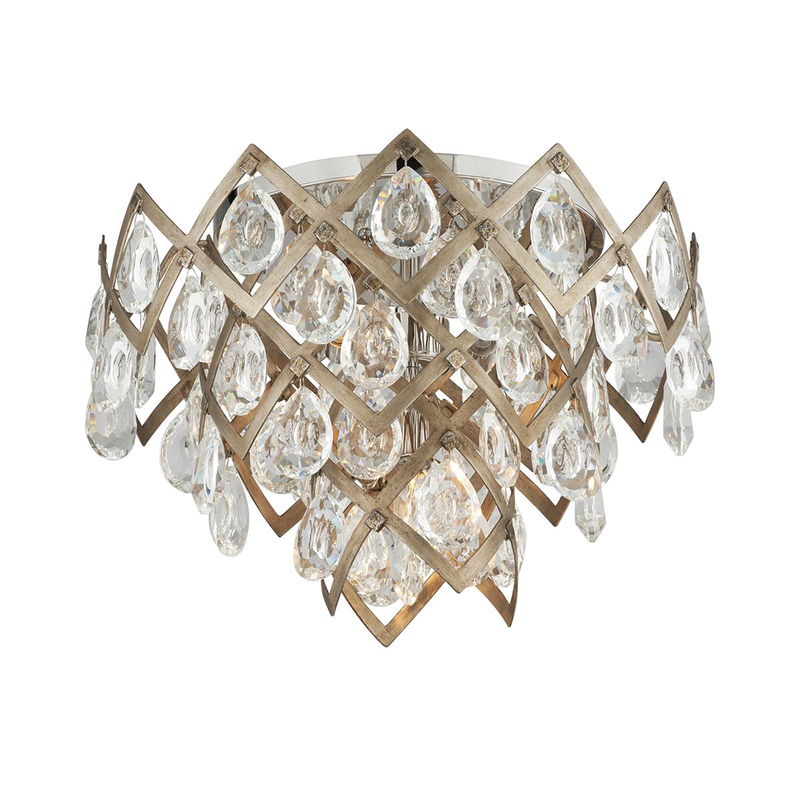 Tiara 19.5 Inch Semi Flush Mount by Corbett Lighting