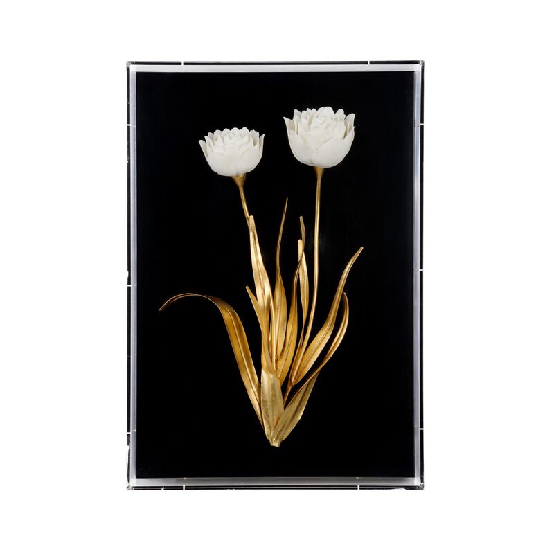 Bill Cain Porcelain Flower Alternative Wall Art by Chelsea House