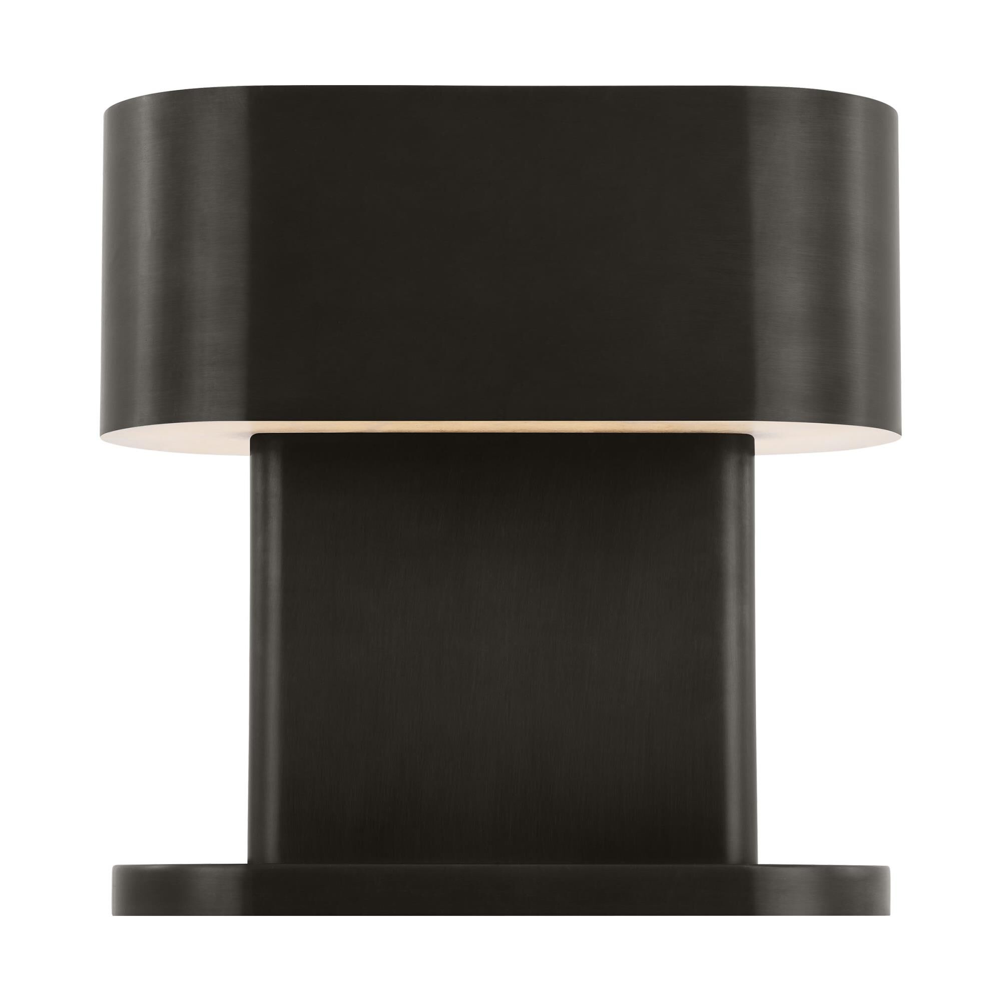 Shown in Dark Bronze finish and Brass shade