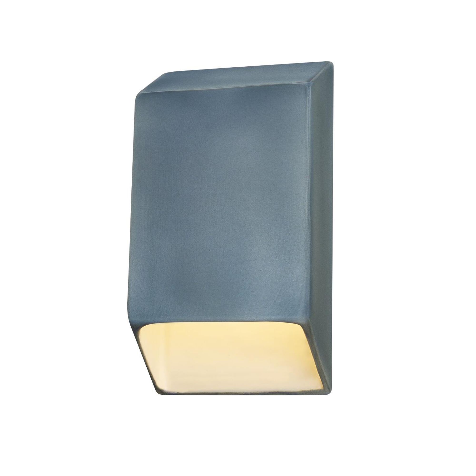 Shown in Midnight Sky - Matte White Internal finish and Shape - Tapered Rectangle accent