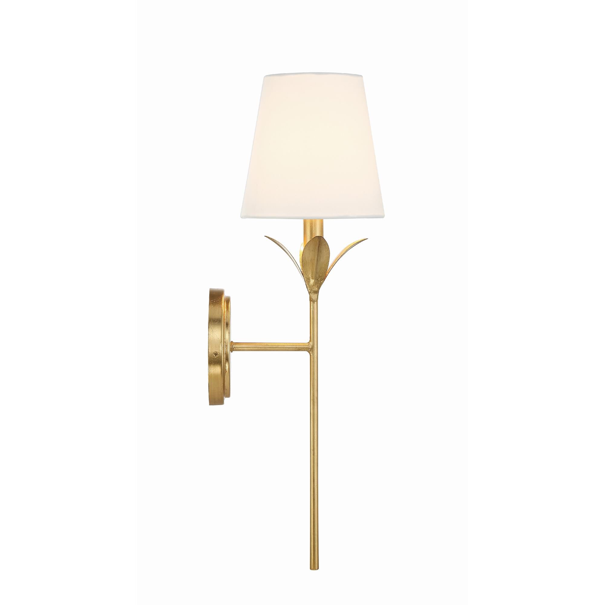 Shown in Antique Gold finish and Silk glass and Silk shade