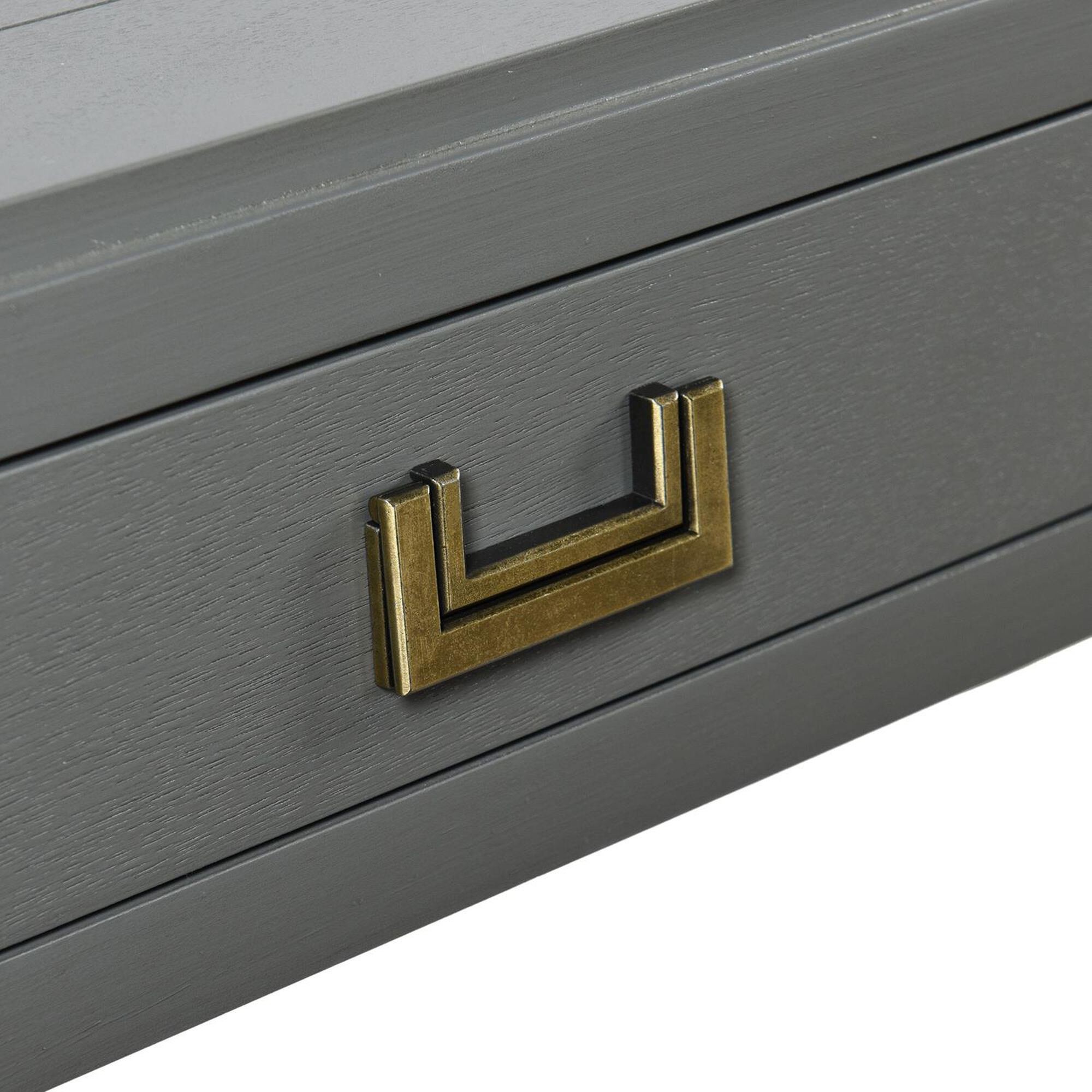 Shown in Carbon Gray, Antique Gold finish