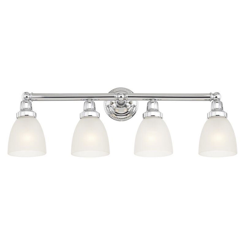 Classic 30 Inch 4 Light Bath Vanity Light by Livex Lighting