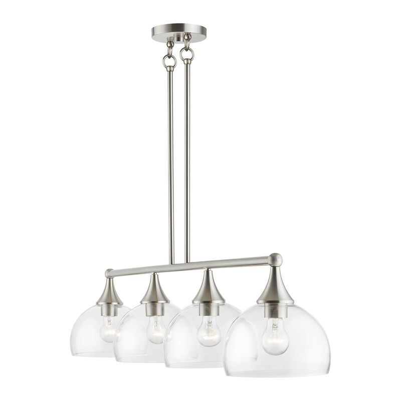 Glendon 45 Inch 4 Light Linear Suspension Light by Livex Lighting