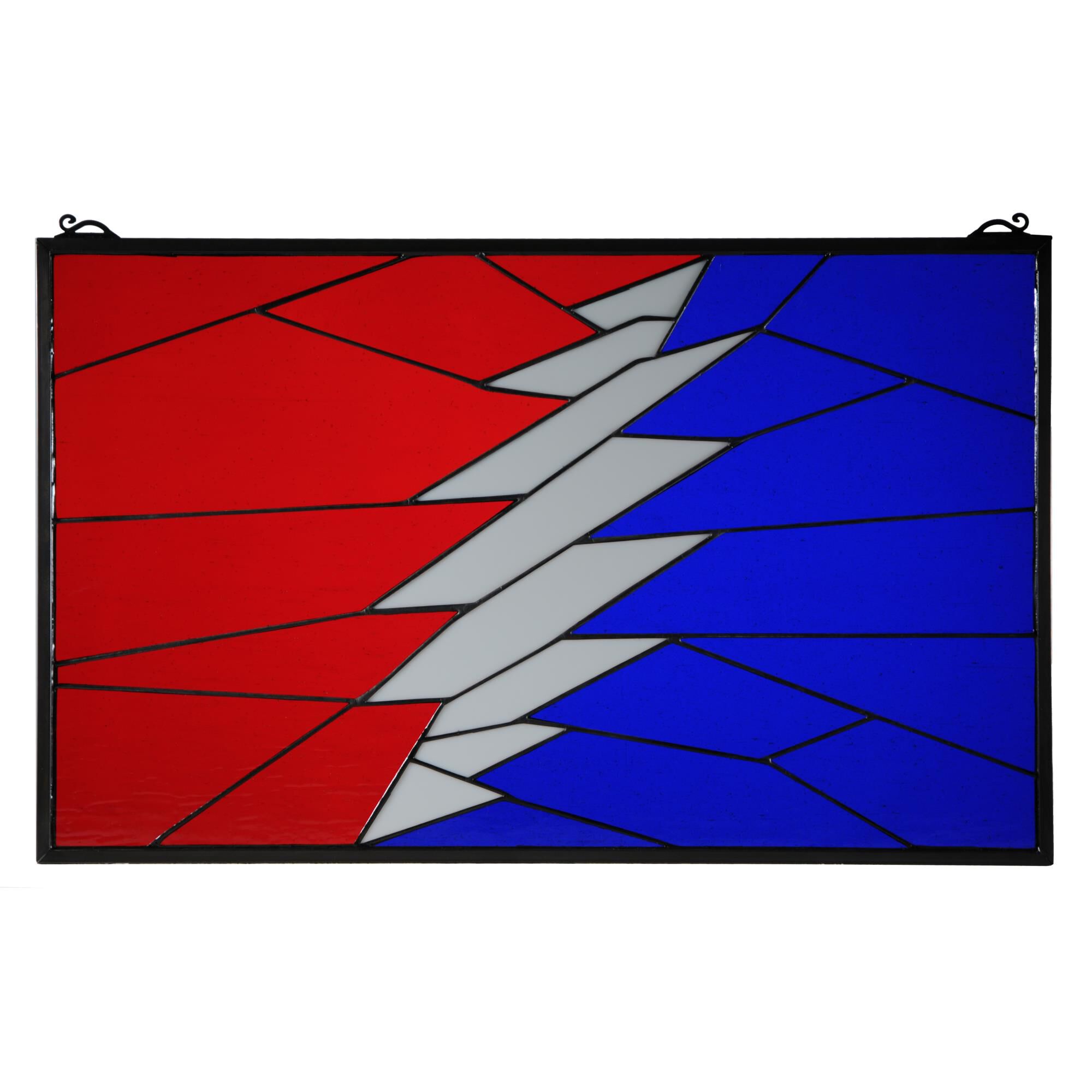 Greatful Dead Stained Glass Window Panel,