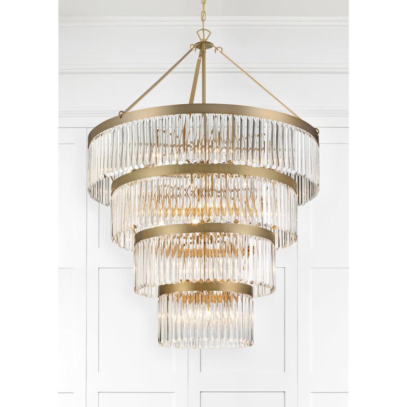 Emory 40 Inch 22 Light Chandelier by Crystorama