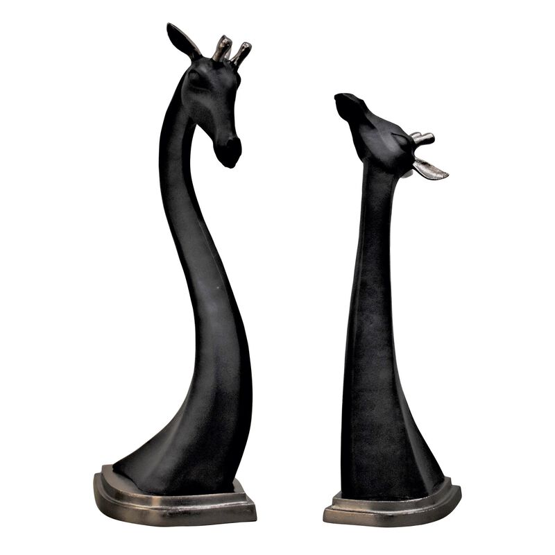 Giraffe Sculpture by Harp and Finial