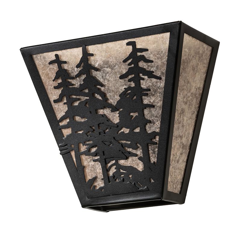 Tall Pines 11 Inch Tall 2 Light Outdoor Wall Light by Meyda Lighting