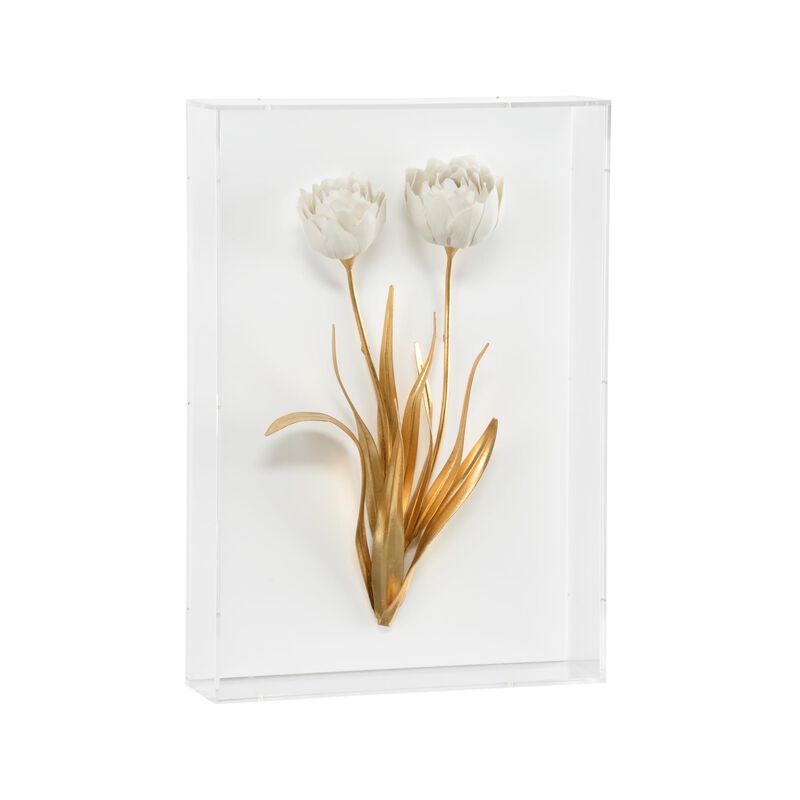 Porcelain Flowers Alternative Wall Art by Chelsea House