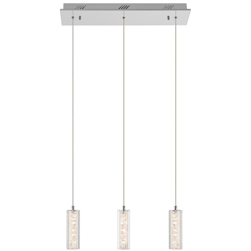 NERUDA 2 Inch 3 Light LED Linear Suspension Light by Elan Lighting