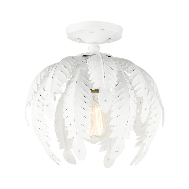 Acanthus 1 Light Semi Flush Mount by Livex Lighting