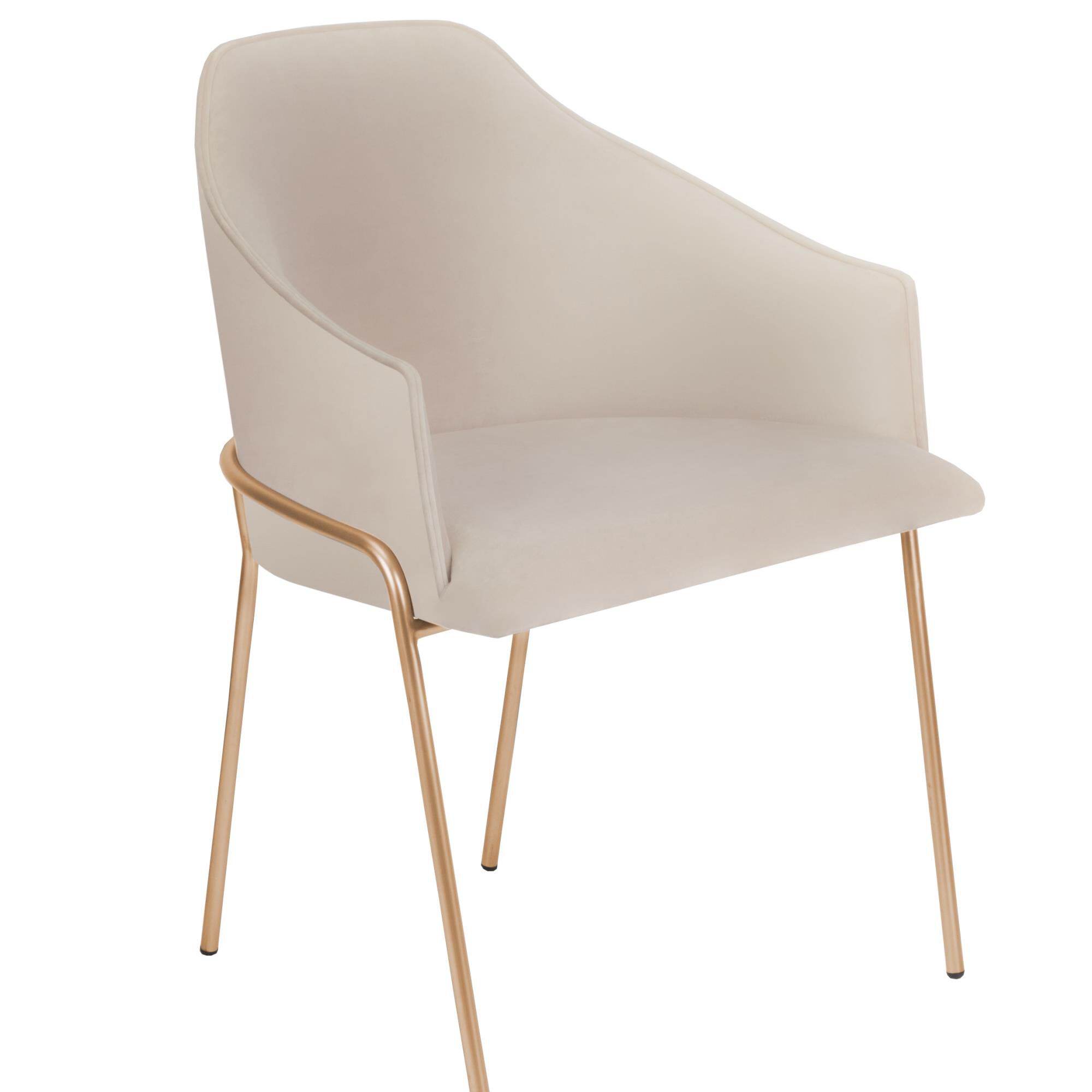 Shown in Brushed Gold, Light Tan Velour and Rattan finish