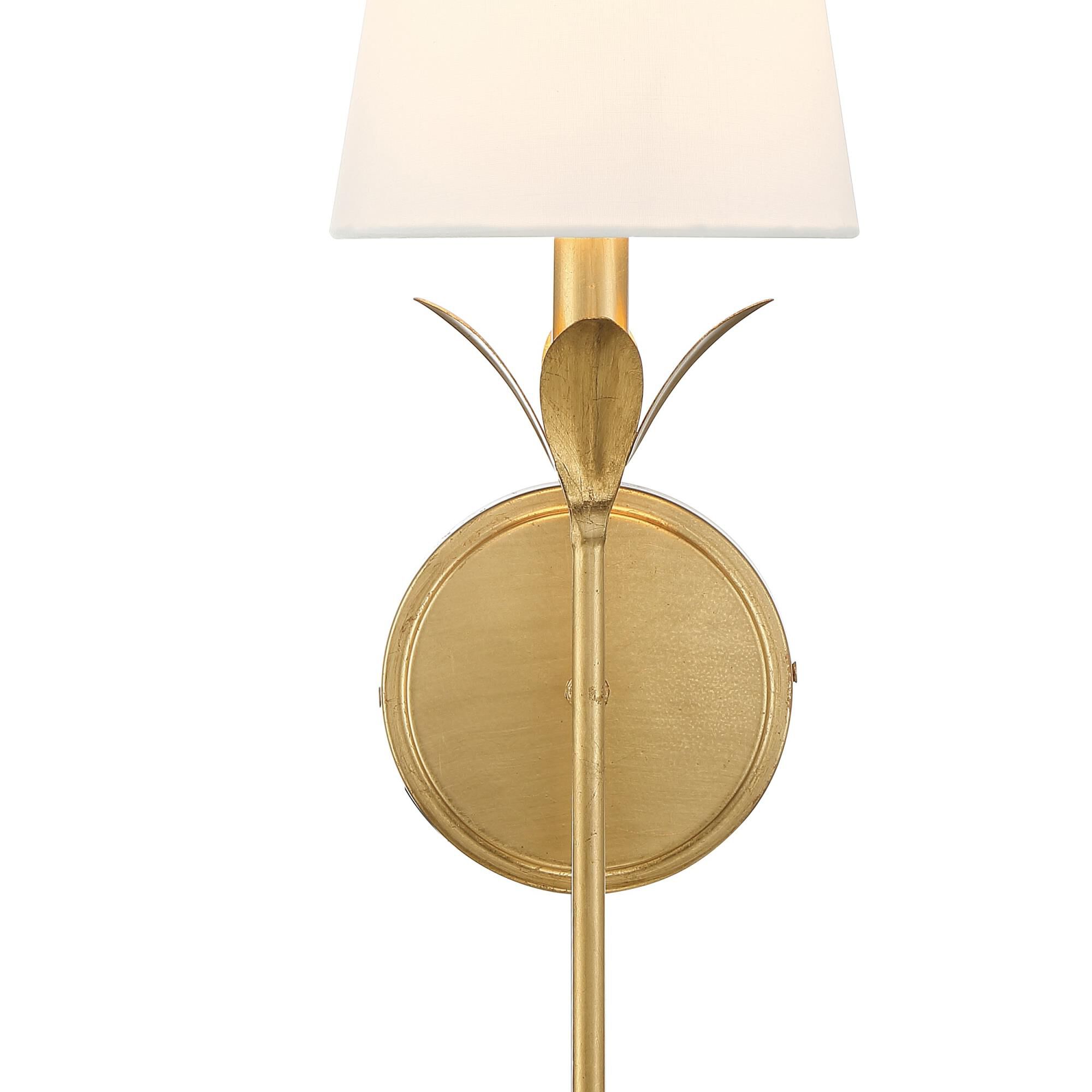 Shown in Antique Gold finish and Silk glass and Silk shade