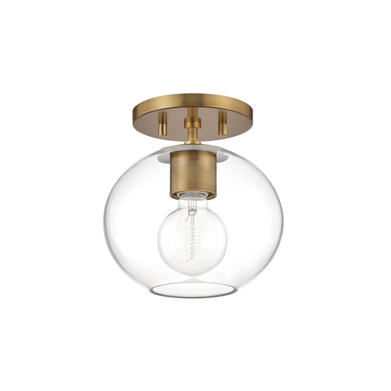 Margot 8.25 Inch Semi Flush Mount by Mitzi