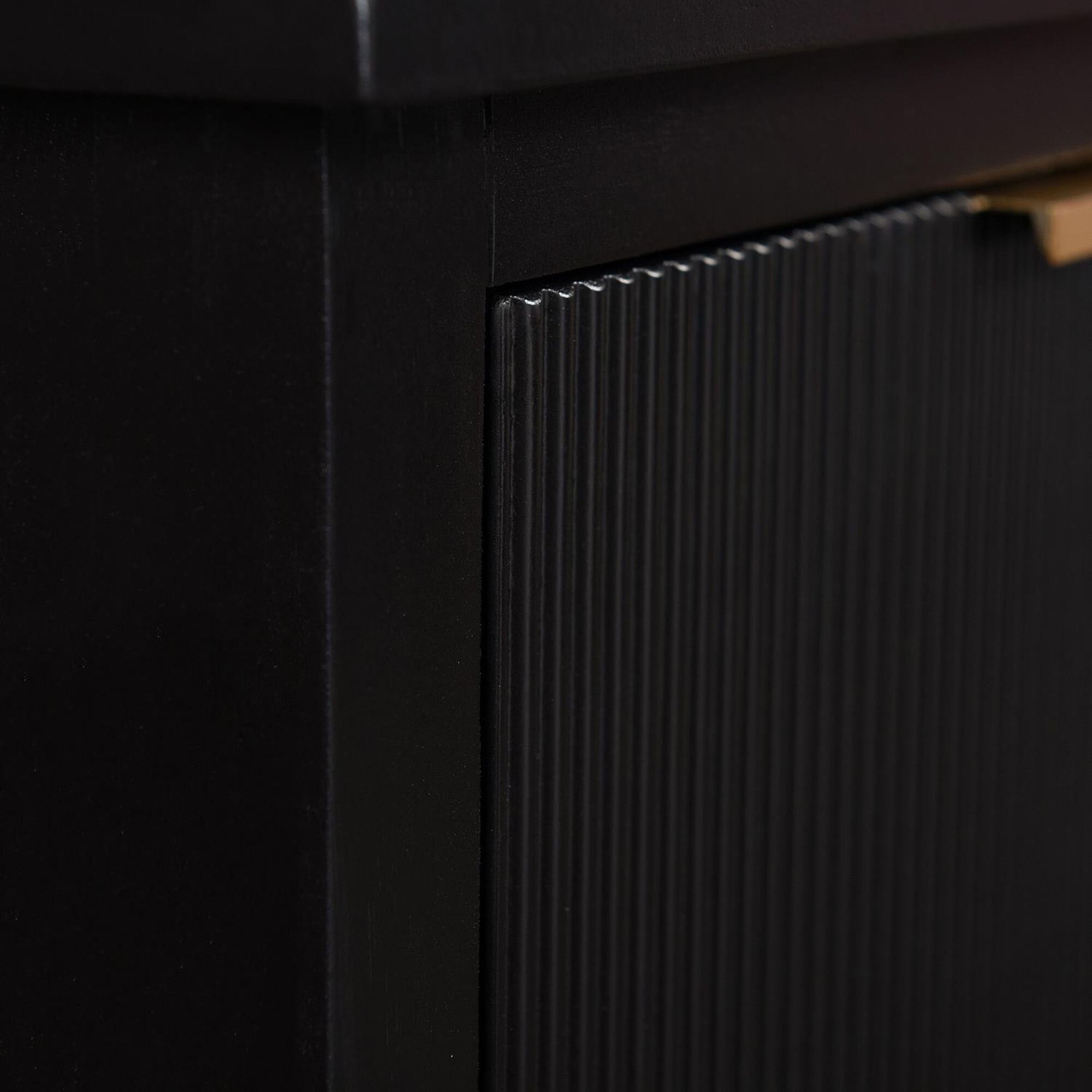 Shown in Black, Gold finish