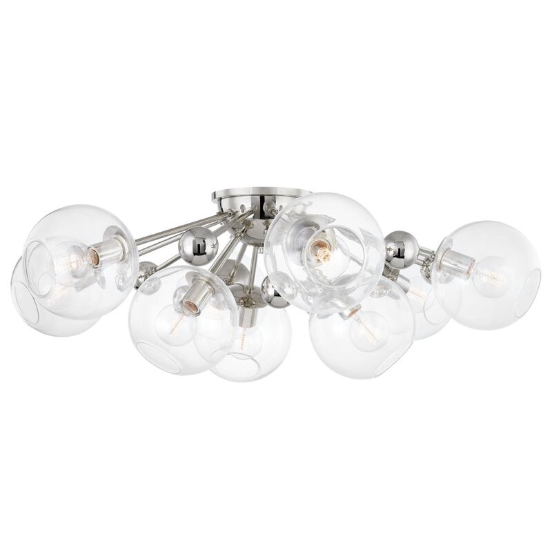 Abbott 41.75 Inch Semi Flush Mount by Hudson Valley Lighting