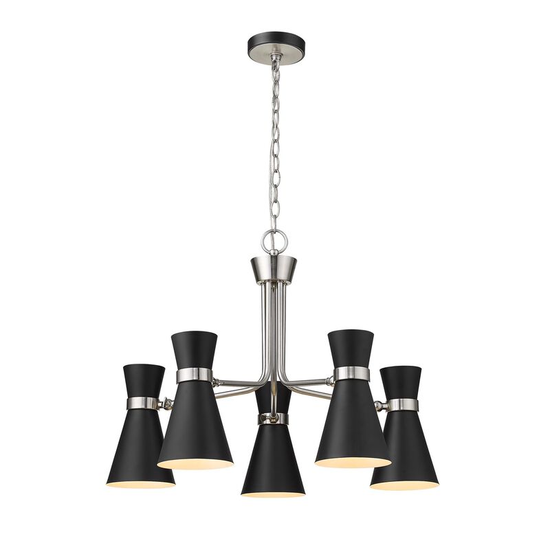 Soriano 27 Inch 5 Light Chandelier by Z-Lite