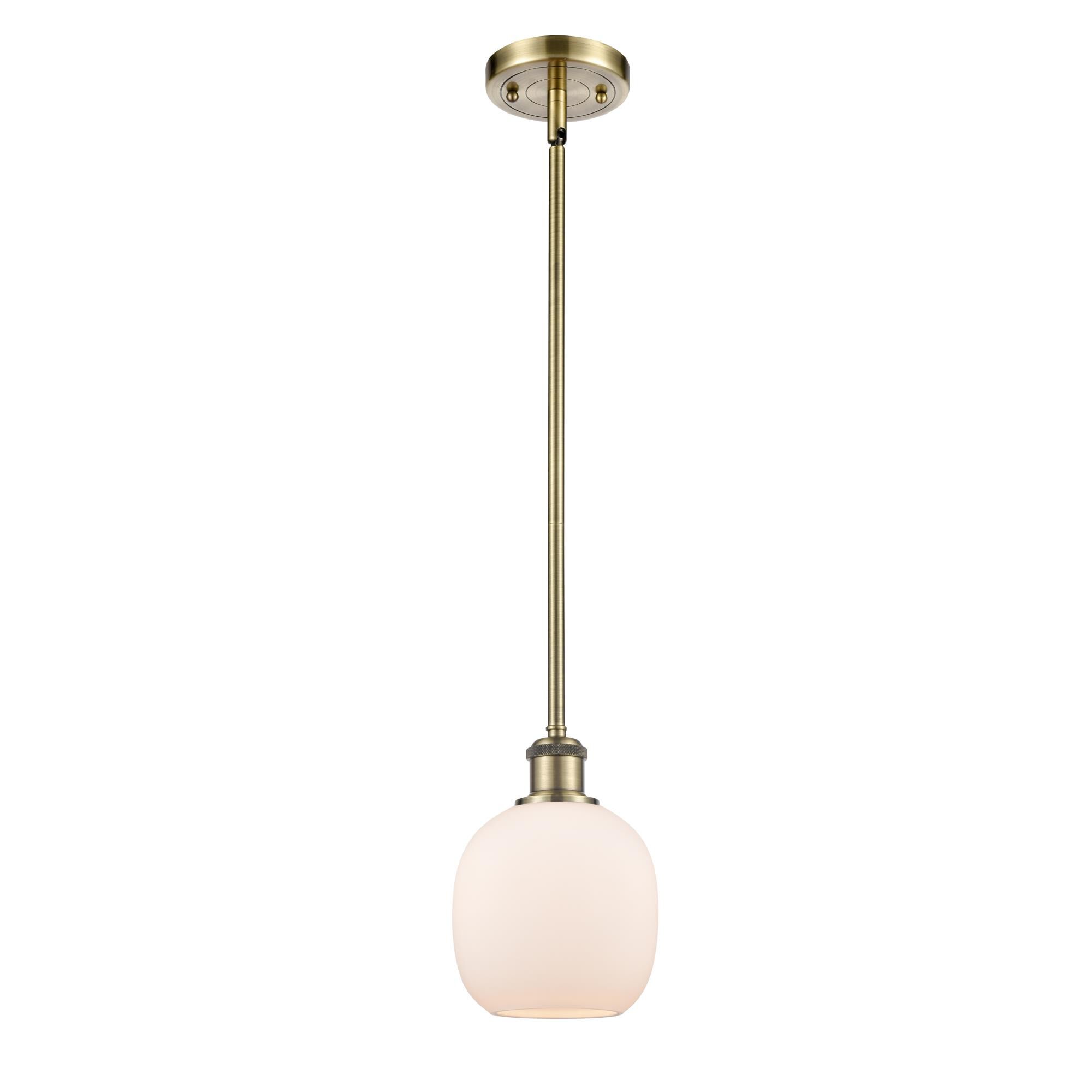 Shown in Antique Brass finish and Sphere glass and Glass shade