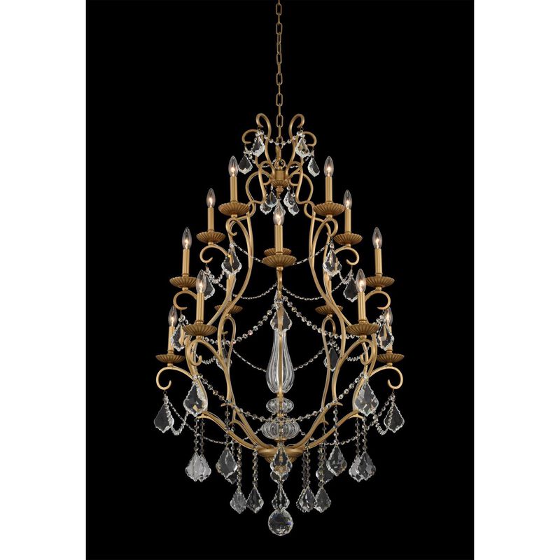 Elise 34 Inch 15 Light Chandelier by Allegri