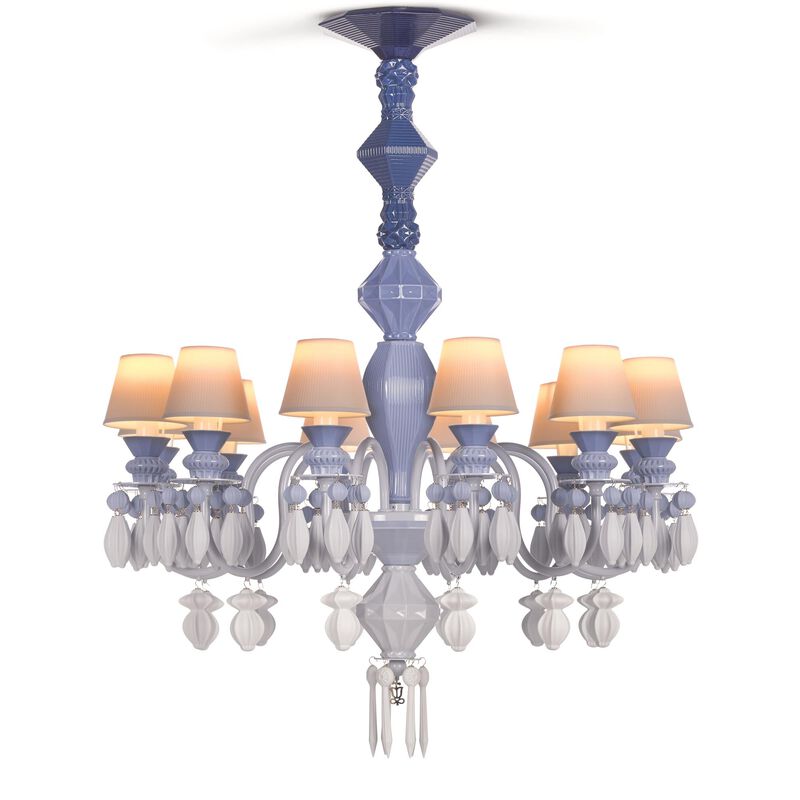 Belle De Nuit 30 Inch 12 Light LED Chandelier by Lladro