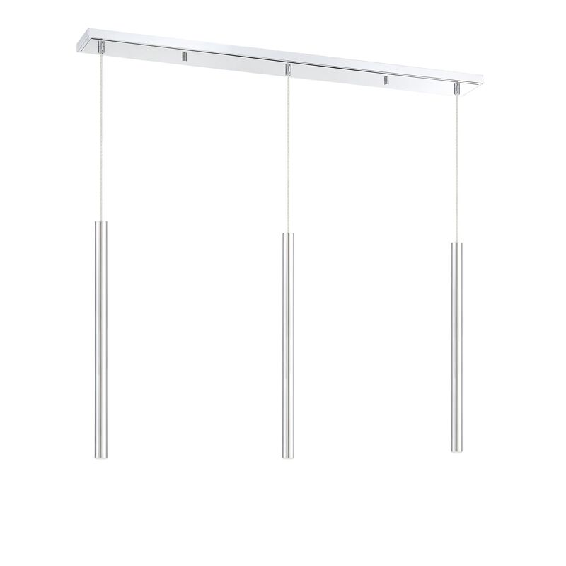 Forest 46 Inch 3 Light LED Linear Suspension Light by Z-Lite