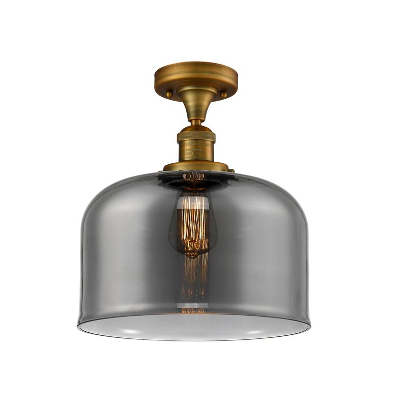 Bruno Marashlian Bell 12 Inch 1 Light Semi Flush Mount by Innovations Lighting