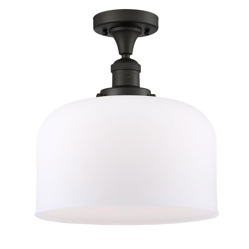 Bruno Marashlian Bell 12 Inch 1 Light Semi Flush Mount by Innovations Lighting