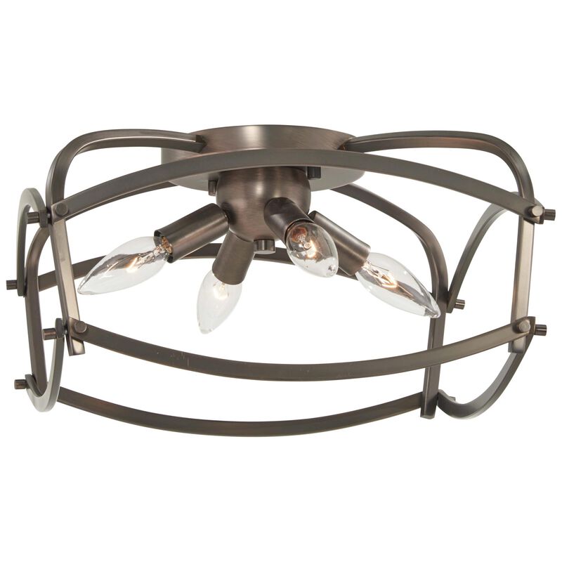 Jupiter's Canopy 14 Inch 4 Light Flush Mount by Minka Lavery