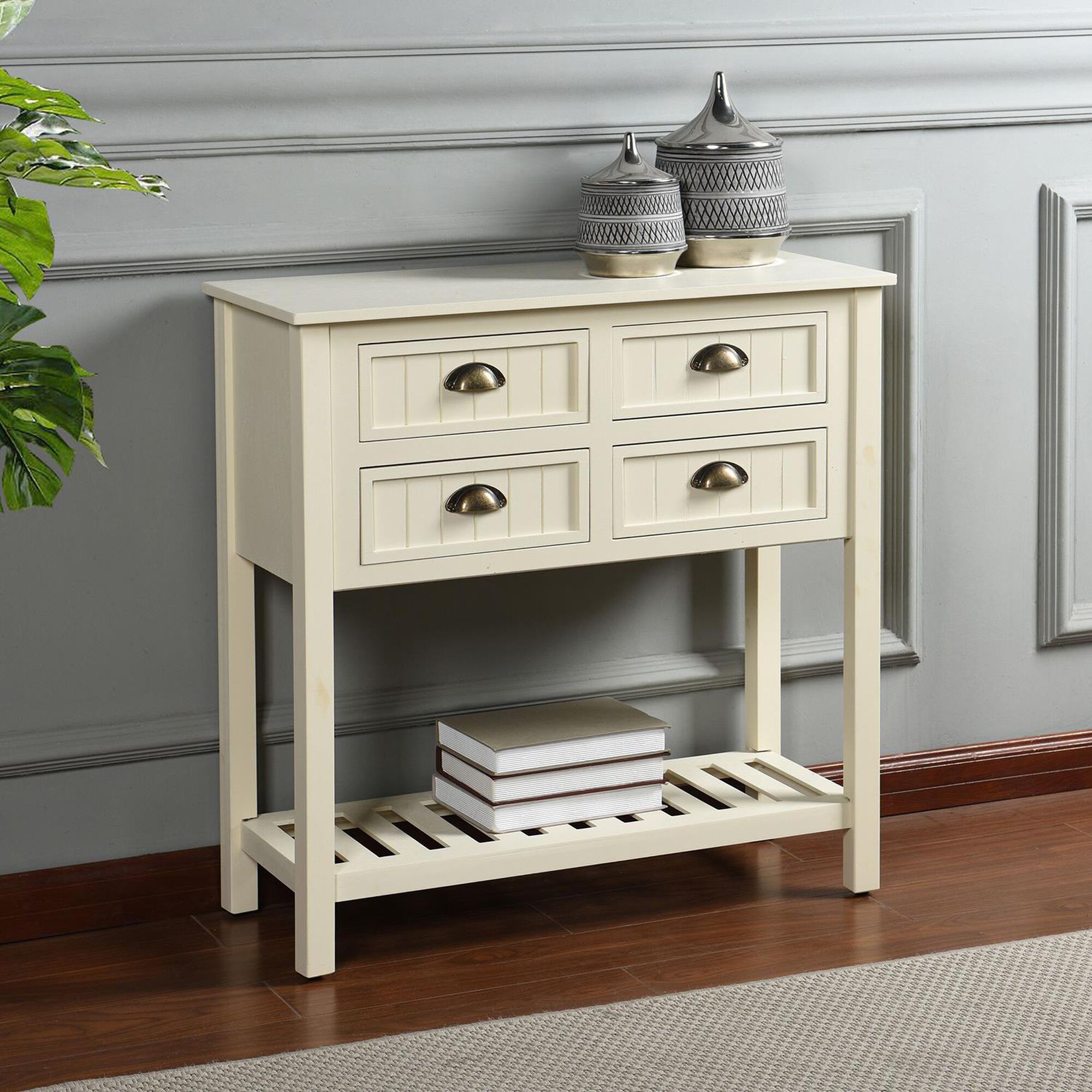 Shown in Antique White finish