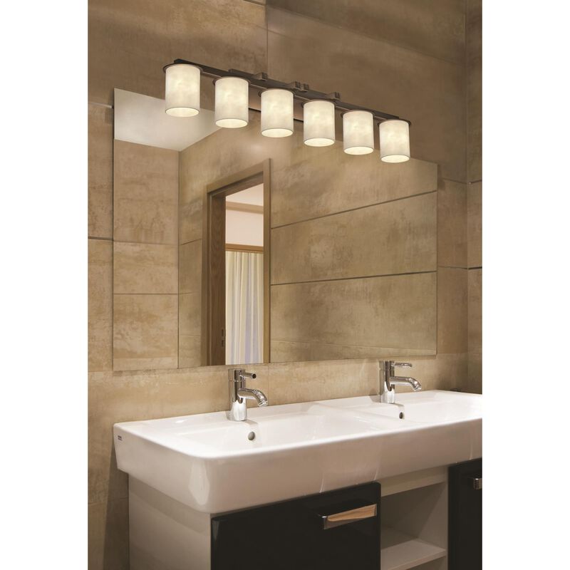 Clouds 45 Inch 6 Light Bath Vanity Light by Justice Design Group