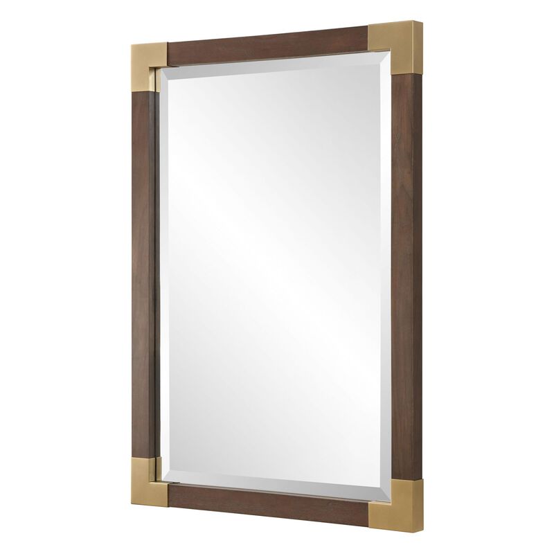 Uttermost Rhea Walnut Mirror Decorative Mirrors by Uttermost