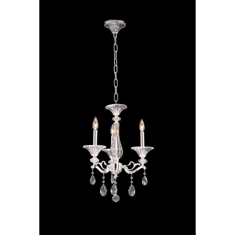 Vasari 17 Inch 3 Light Mini Chandelier by Allegri