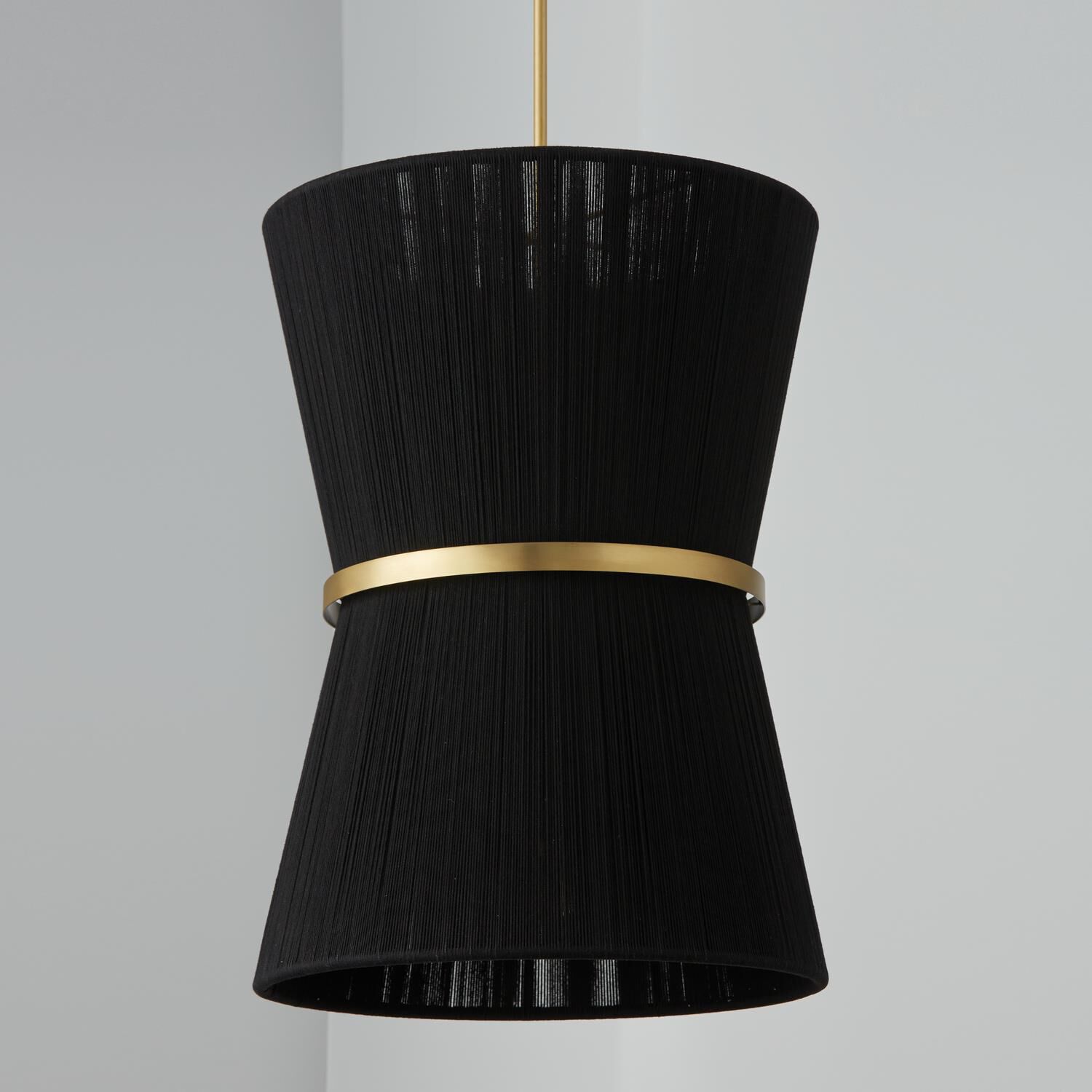 Shown in Black Rope And Patinaed Brass finish