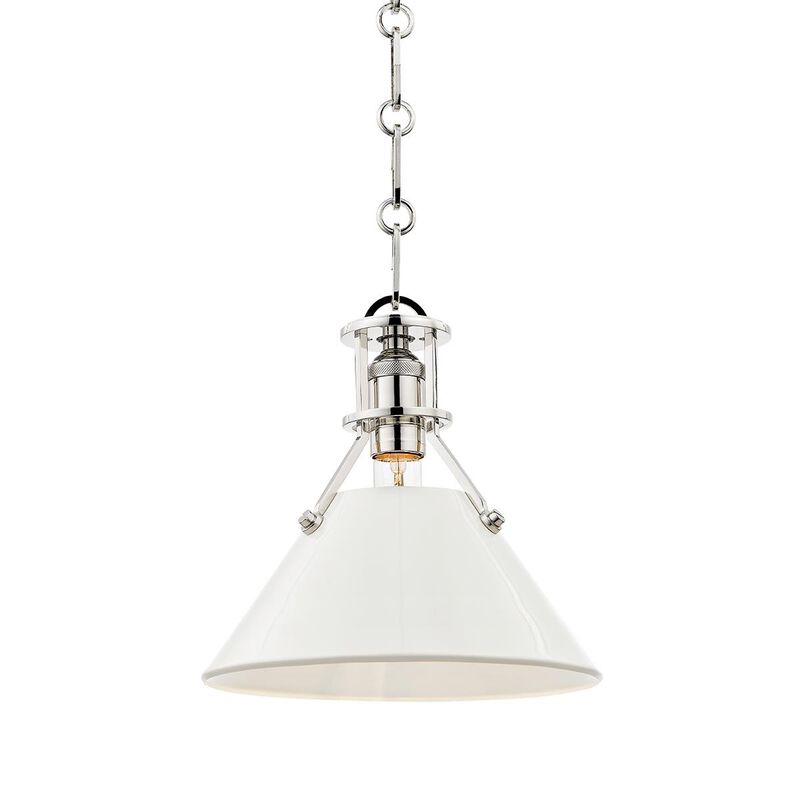 Mark D. Sikes Painted No. 2 9.5 Inch Mini Pendant by Hudson Valley Lighting