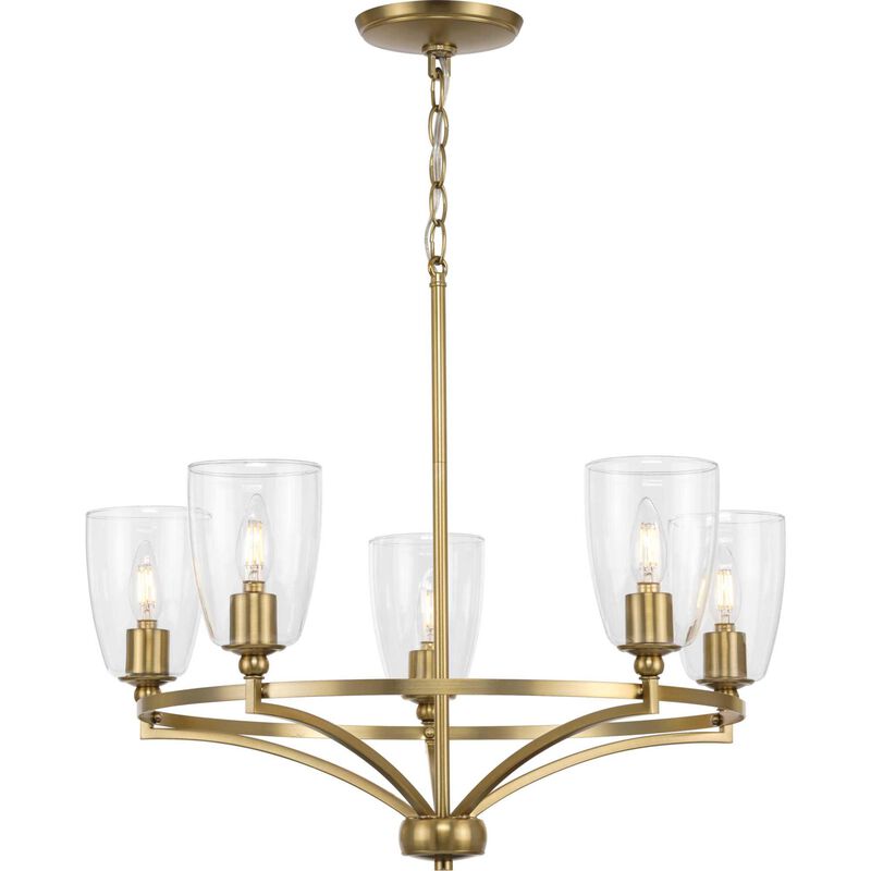 Parkhurst 25 Inch 5 Light Chandelier by Progress Lighting