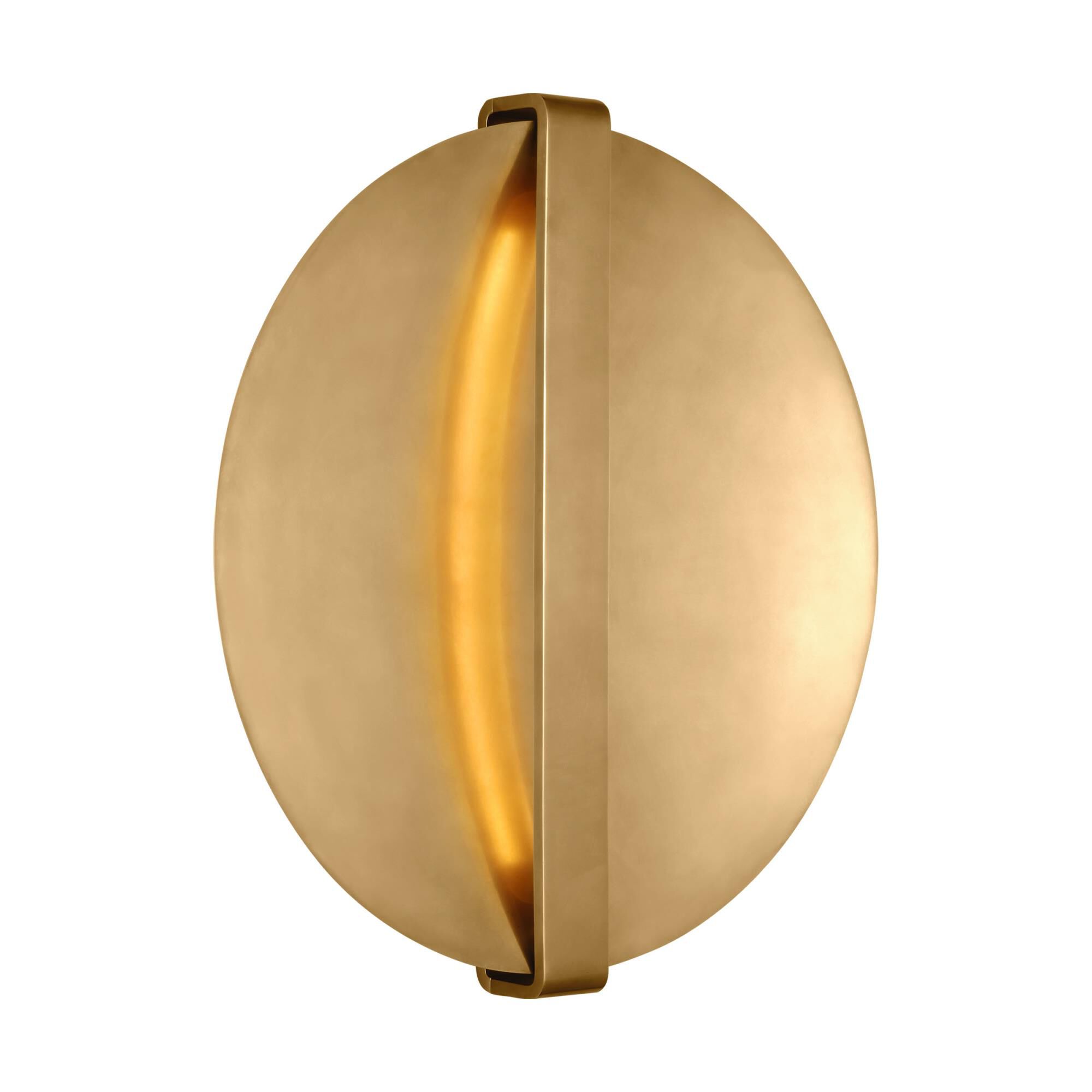 Shown in Natural Brass finish and Brass shade