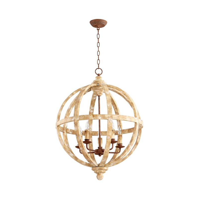 Landon 24 Inch 5 Light Chandelier by Cyan Designs