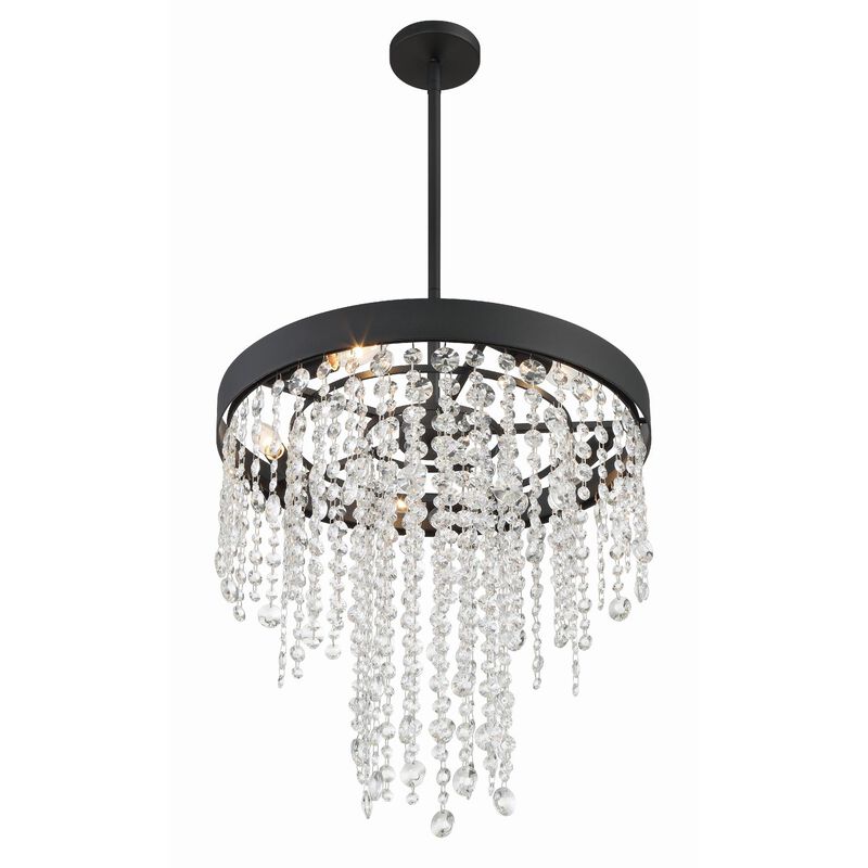 Winham 20 Inch 5 Light Mini Chandelier by Crystorama