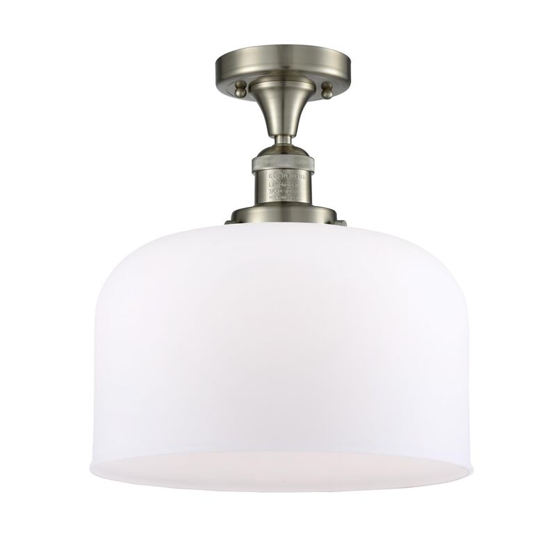 Bruno Marashlian Bell 12 Inch 1 Light Semi Flush Mount by Innovations Lighting